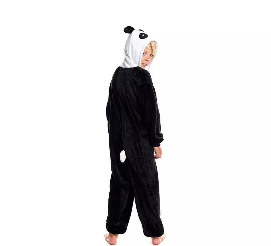 Disfraz de Pijama Oso Panda con capucha para niño