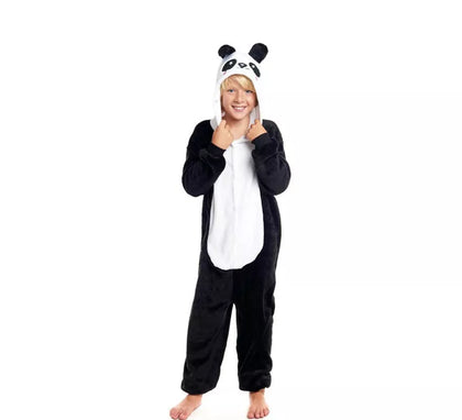 Disfraz de Pijama Oso Panda con capucha para niño