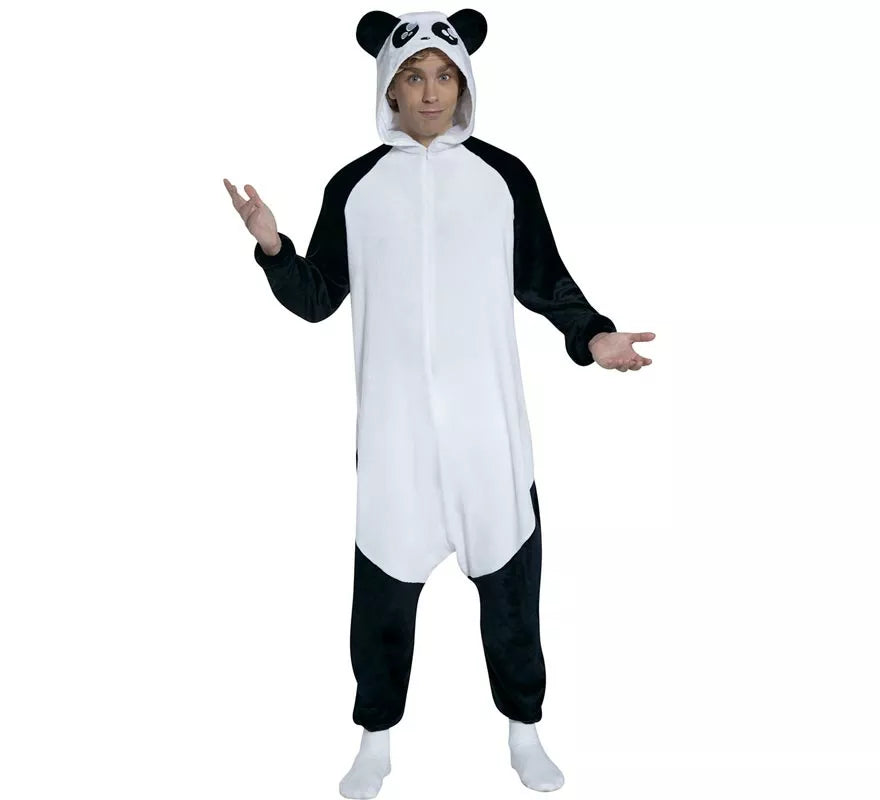 Translation missing: en.Disfraz de Pijama Oso Panda para adultos