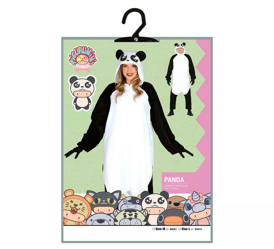 Translation missing: en.Disfraz de Pijama Oso Panda para adultos