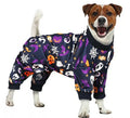 Disfraz de Pijama Truco o Trato púrpura para perro