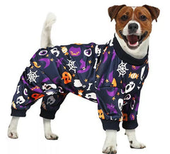 Purple Trick or Treat Pajamas Costume for Dog