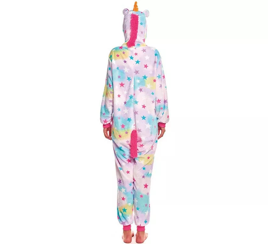 Disfraz de Pijama Unicornio estrellas para adultos