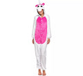 Disfraz de Pijama Unicornio fucsia y blanco para adultos