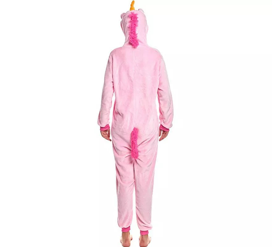 Disfraz de Pijama Unicornio rosa para adultos