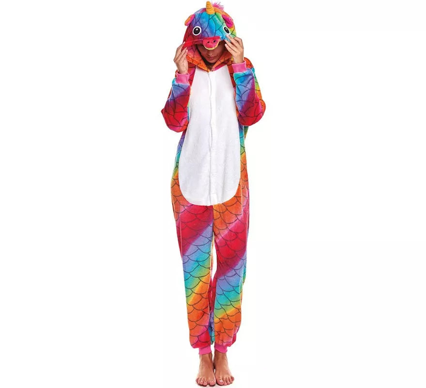 Disfraz de Pijama Unicornio Sirena para adultos