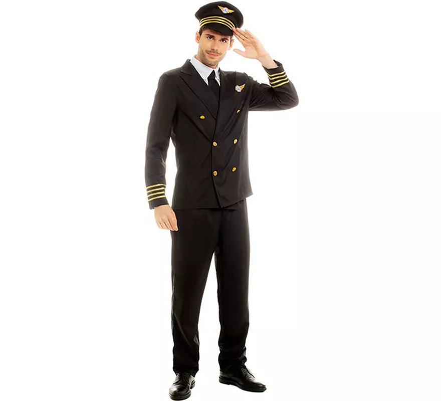 Translation missing: en.Disfraz de Piloto Capitán de Vuelo para hombre