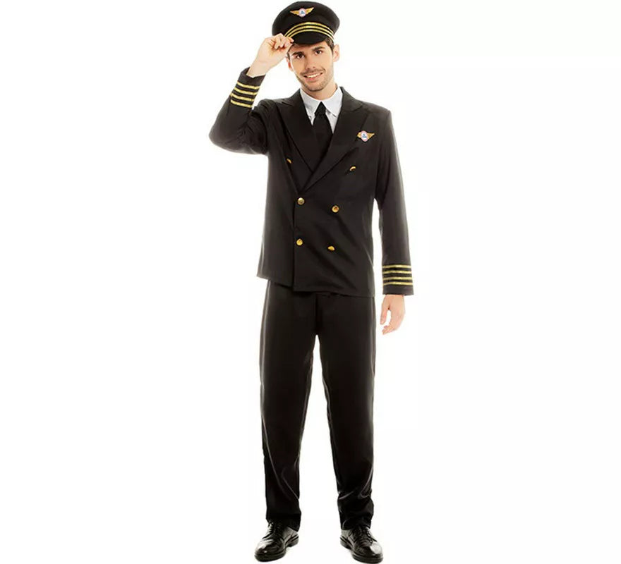 Translation missing: en.Disfraz de Piloto Capitán de Vuelo para hombre