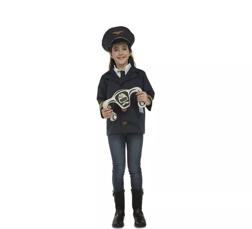 Disfraz de Piloto con accesorios para niños
