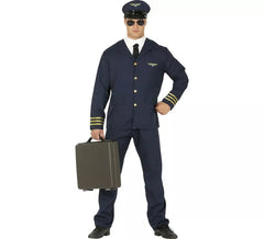 Airplane Pilot Costume for Men