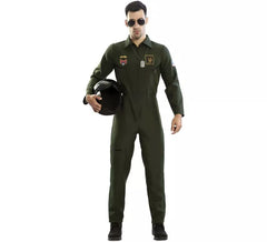 Airplane pilot costume for men