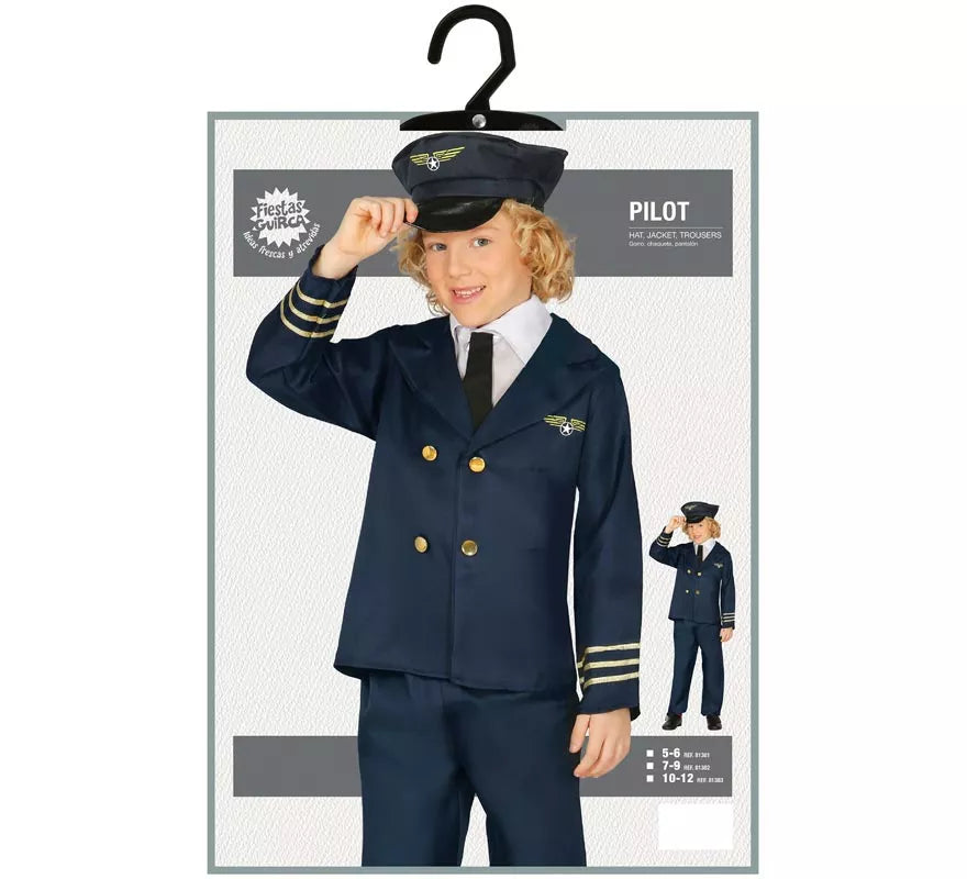 Disfraz de Piloto de Avión para niño