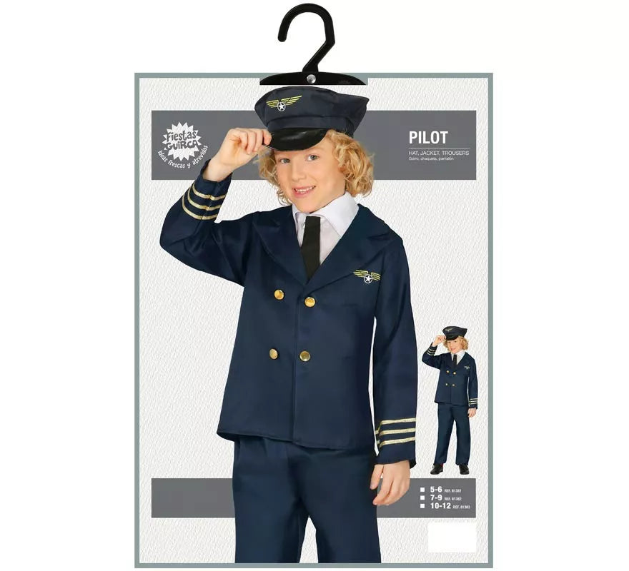 Disfraz de Piloto de Avión para niño