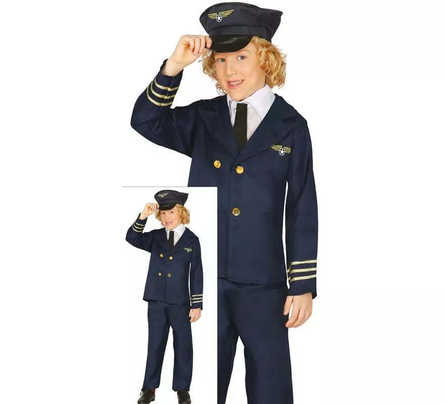 Disfraz de Piloto de Avión para niño