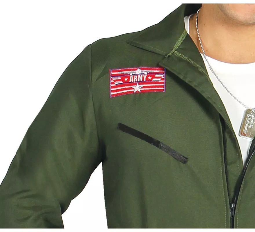 Disfraz de Piloto de Caza del Ejército para Hombre