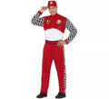 Disfraz de Piloto de Fórmula 1 rojo para hombre