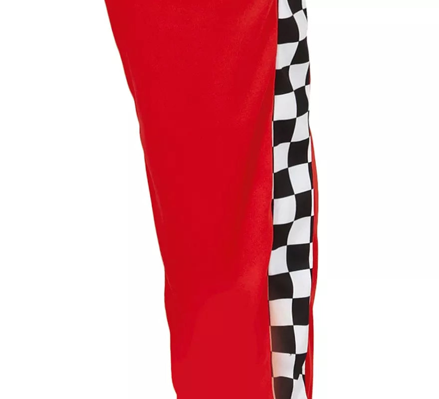 Translation missing: en.Disfraz de Piloto de Fórmula 1 rojo para hombre