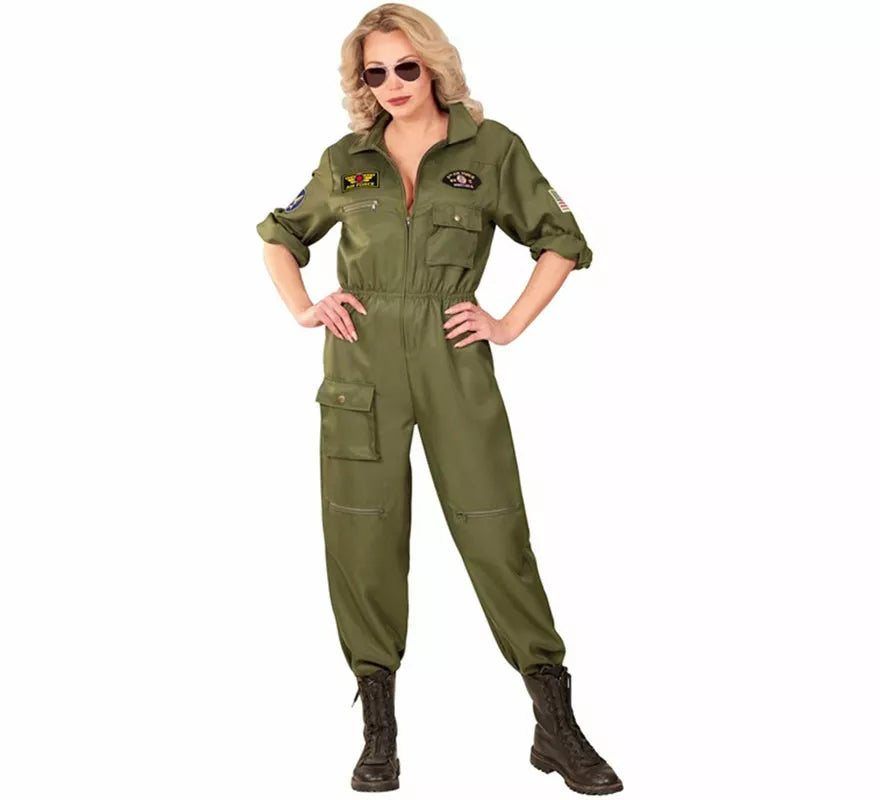 Translation missing: en.Disfraz de Piloto Jet de Combate para mujer