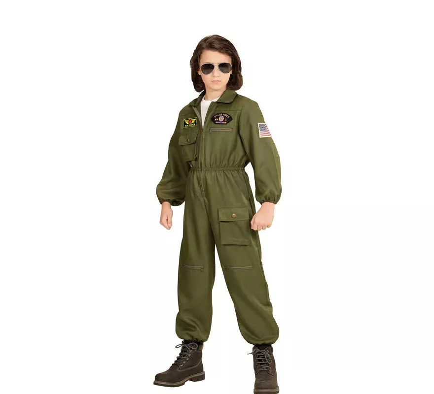 Translation missing: en.Disfraz de Piloto Jet de Combate para niños y adolescente