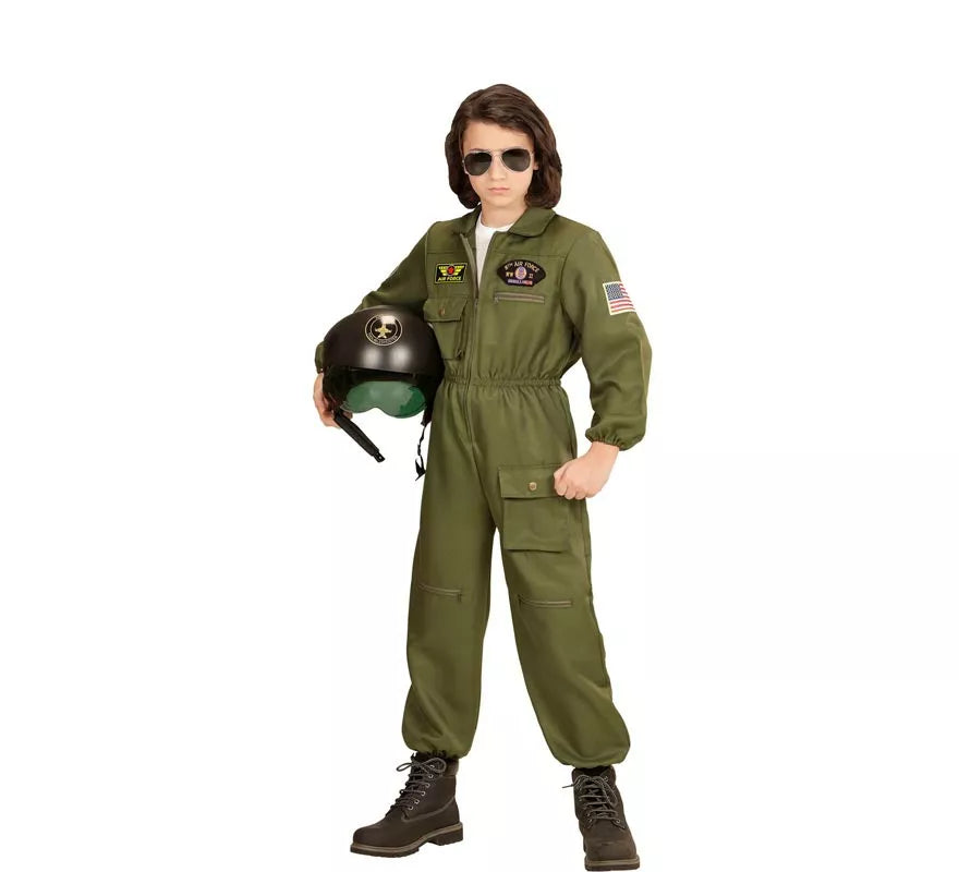 Translation missing: en.Disfraz de Piloto Jet de Combate para niños y adolescente