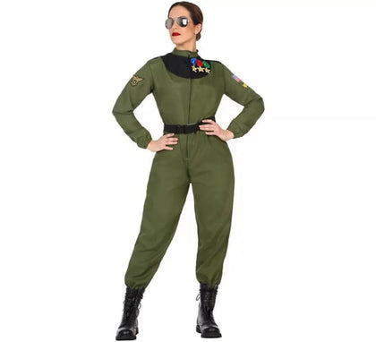 Disfraz de Piloto Militar para mujer