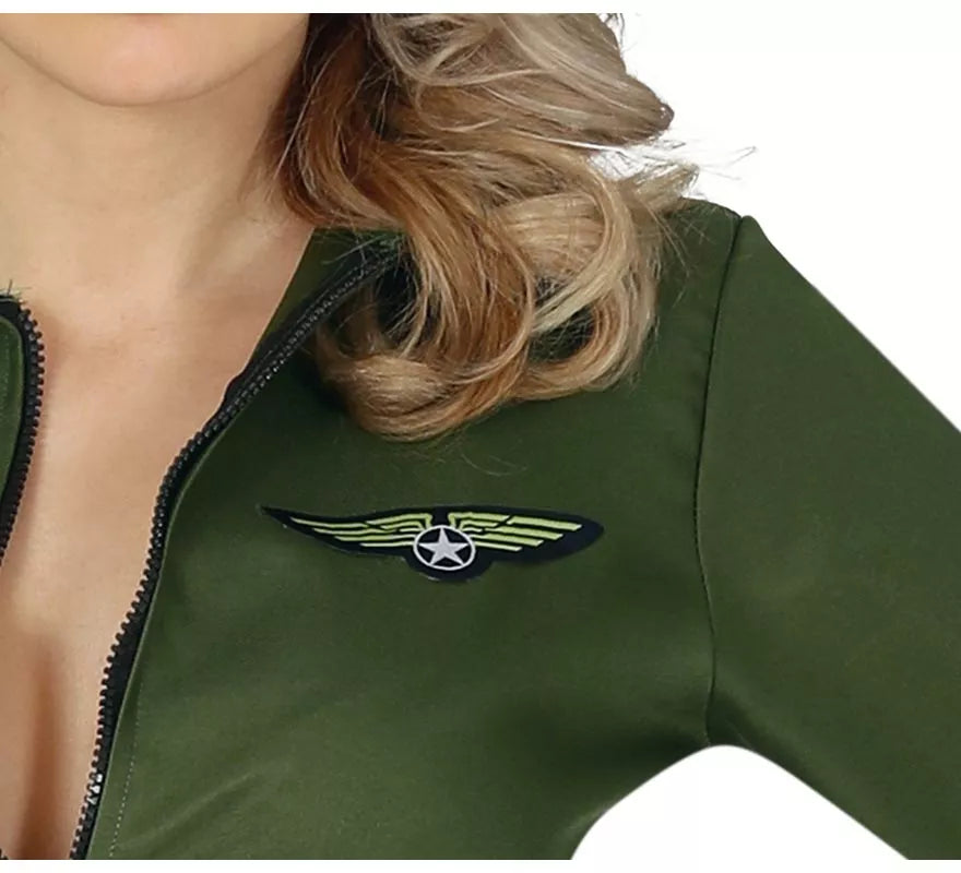 Disfraz de Piloto Militar para mujer