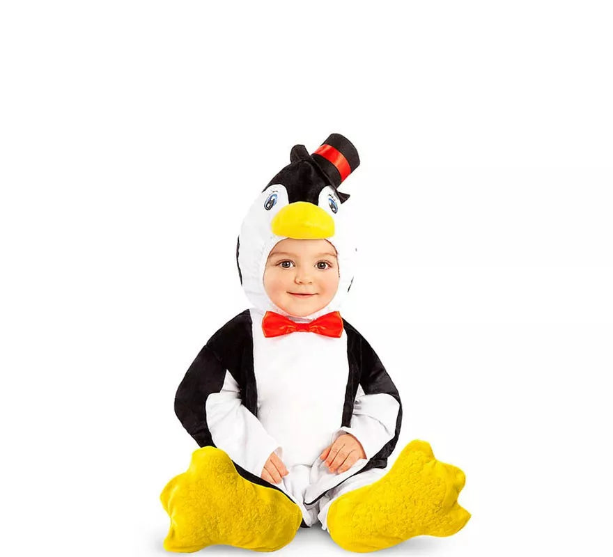 Translation missing: en.Disfraz de Pingüino con capucha para bebé