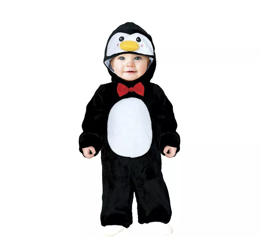 Translation missing: en.Disfraz de Pingüino con capucha para bebé