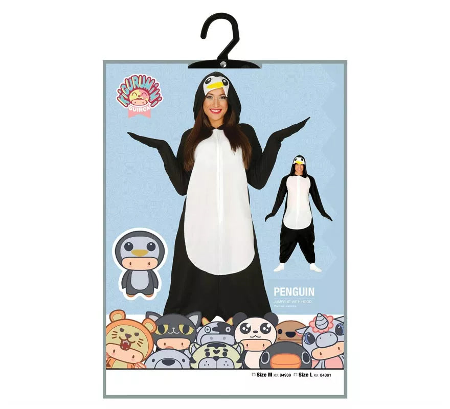 Disfraz de Pingüino de tiro largo para adultos