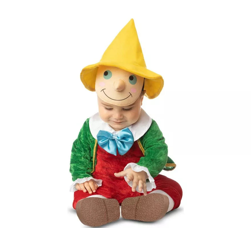 Translation missing: en.Disfraz de Pinocho con gorro y careta para bebé y niño