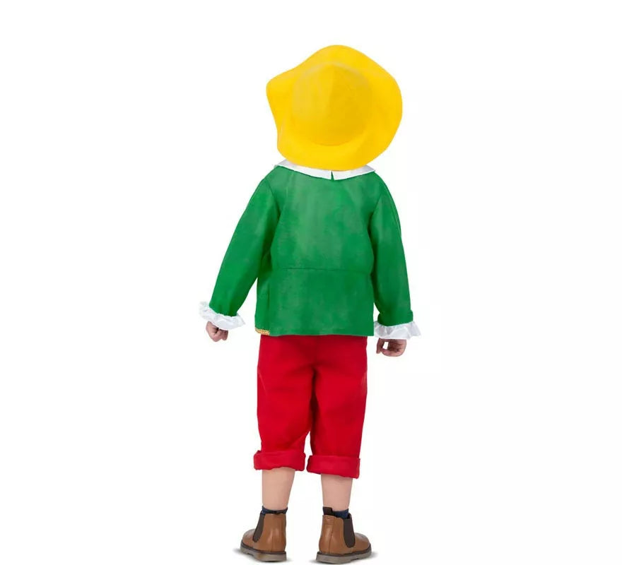 Translation missing: en.Disfraz de Pinocho con gorro y careta para niño