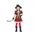 Disfraz de Pirata a rayas para niña