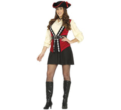 Pirate boarding costume for women