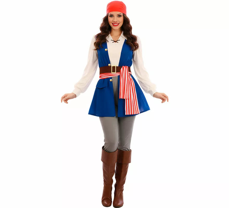 Translation missing: en.Disfraz de Pirata Bucanera Jackeline para mujer