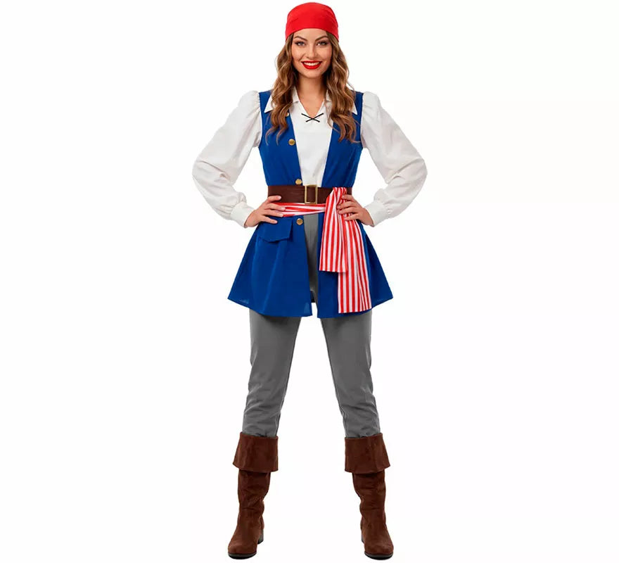 Translation missing: en.Disfraz de Pirata Bucanera Jackeline para mujer