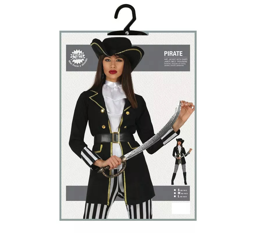 Disfraz de Pirata Bucanera para mujer