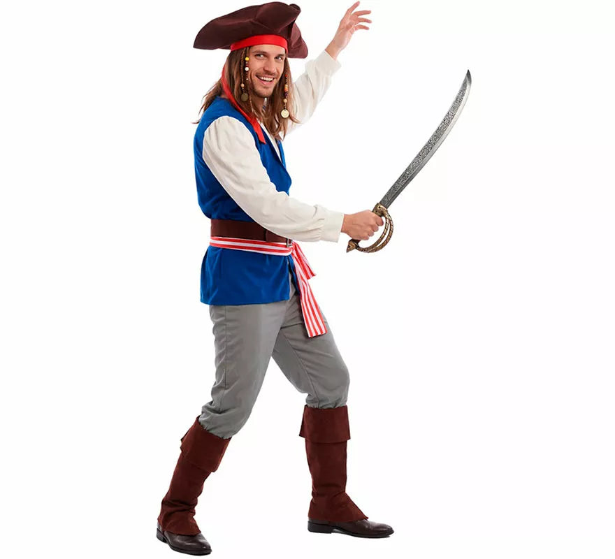 Disfraz de Pirata Bucanero Jack para hombre