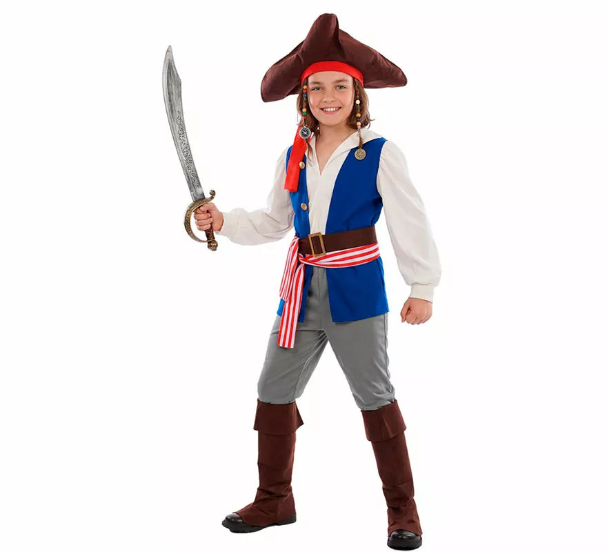 Translation missing: en.Disfraz de Pirata Bucanero Jack para niño