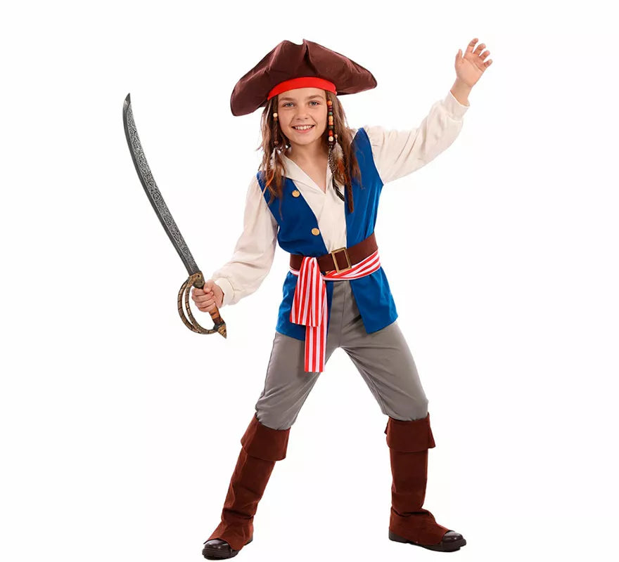 Translation missing: en.Disfraz de Pirata Bucanero Jack para niño