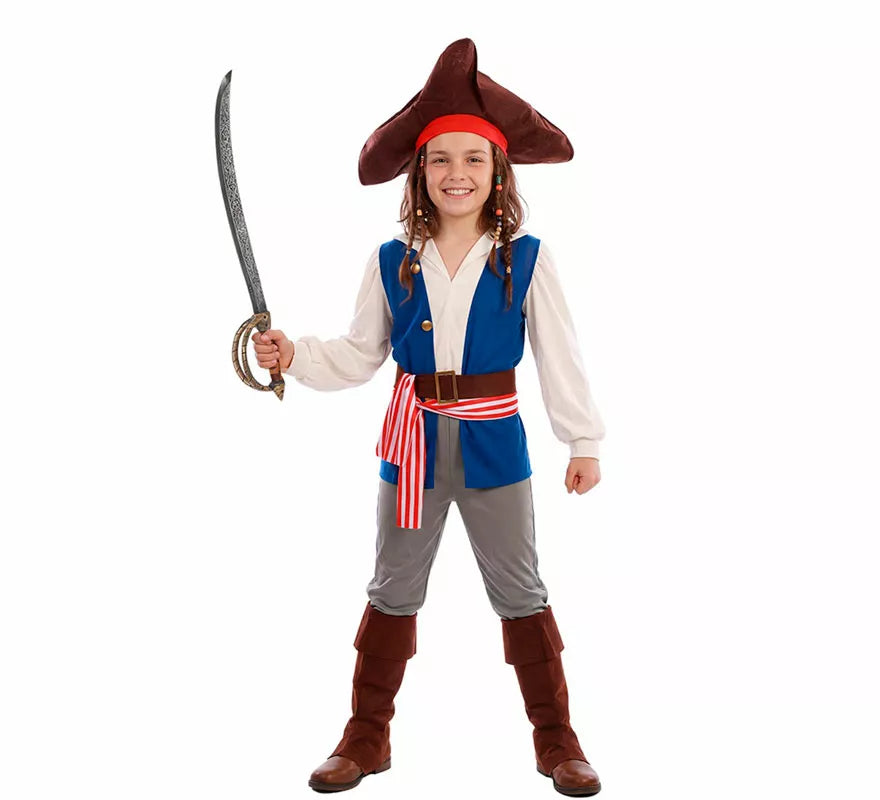 Translation missing: en.Disfraz de Pirata Bucanero Jack para niño