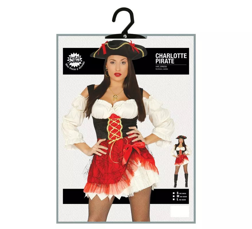 Disfraz de Pirata Charlotte para mujer