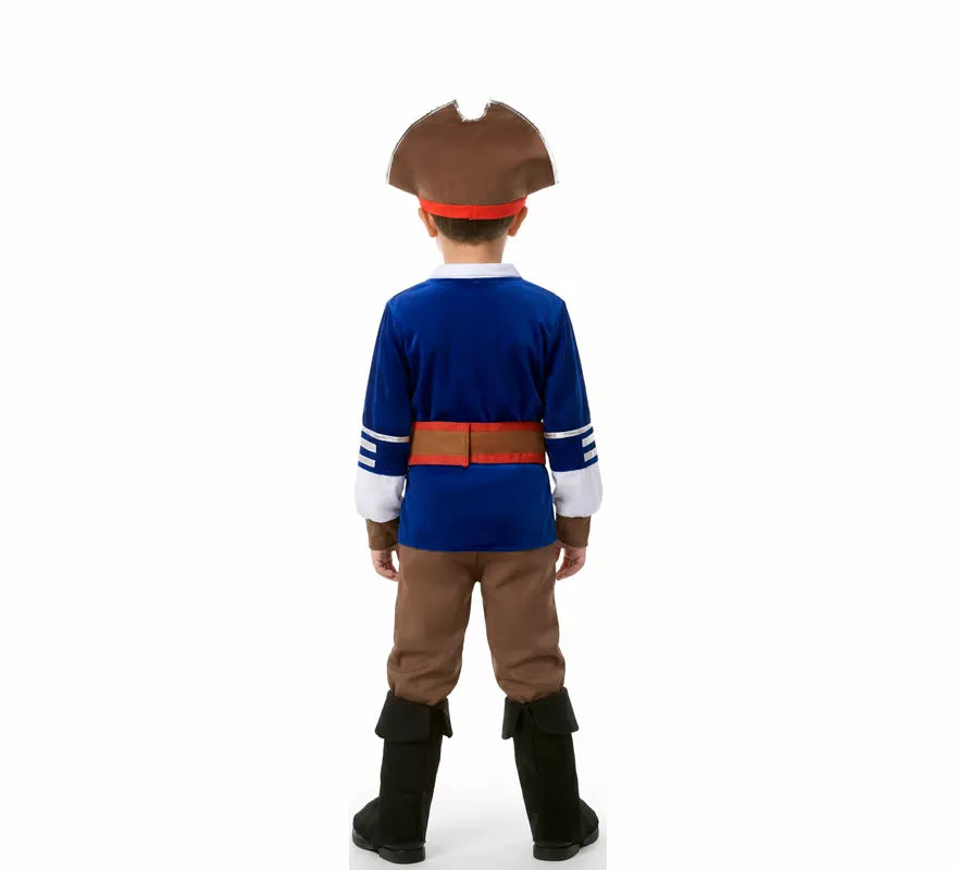 Translation missing: en.Disfraz de Pirata con Chaqueta azul para niño