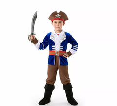Pirate Costume with Blue Jacket for Boys