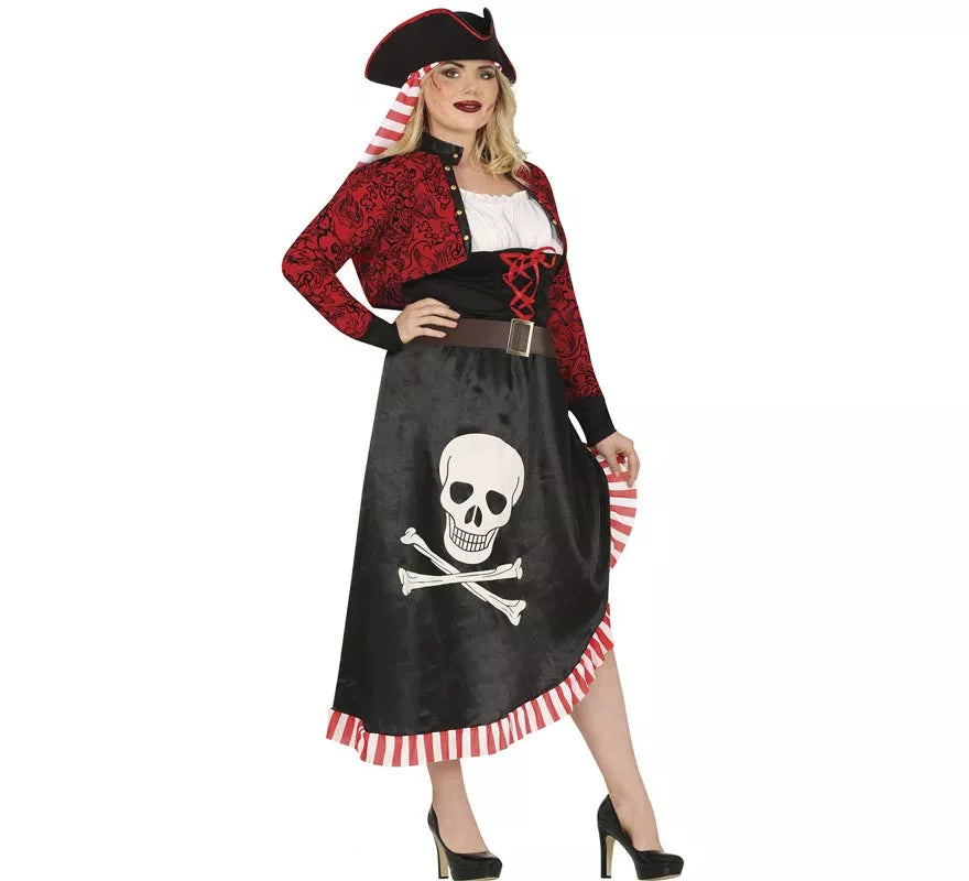 Translation missing: en.Disfraz de Pirata con Falda para Mujer