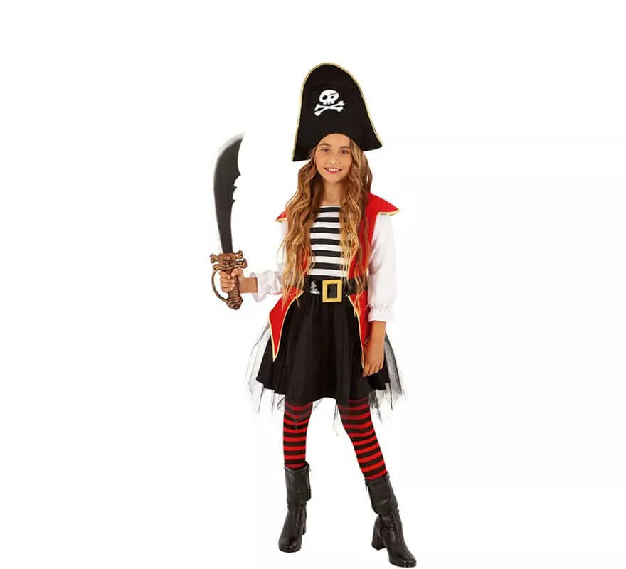 Translation missing: en.Disfraz de Pirata con Tutú para niña
