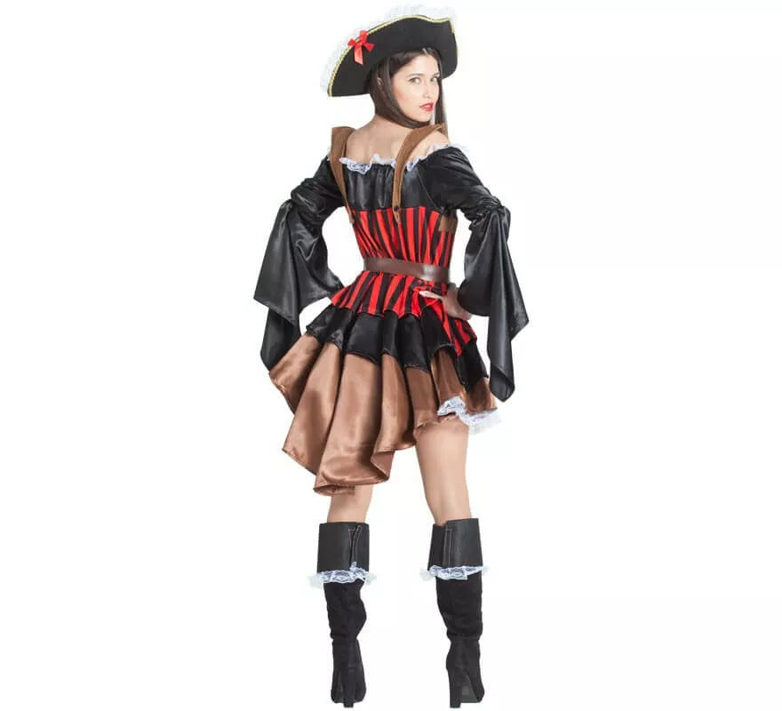 Translation missing: en.Disfraz de Pirata con Volantes para mujer