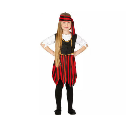 Disfraz de Pirata Corsaria para niña