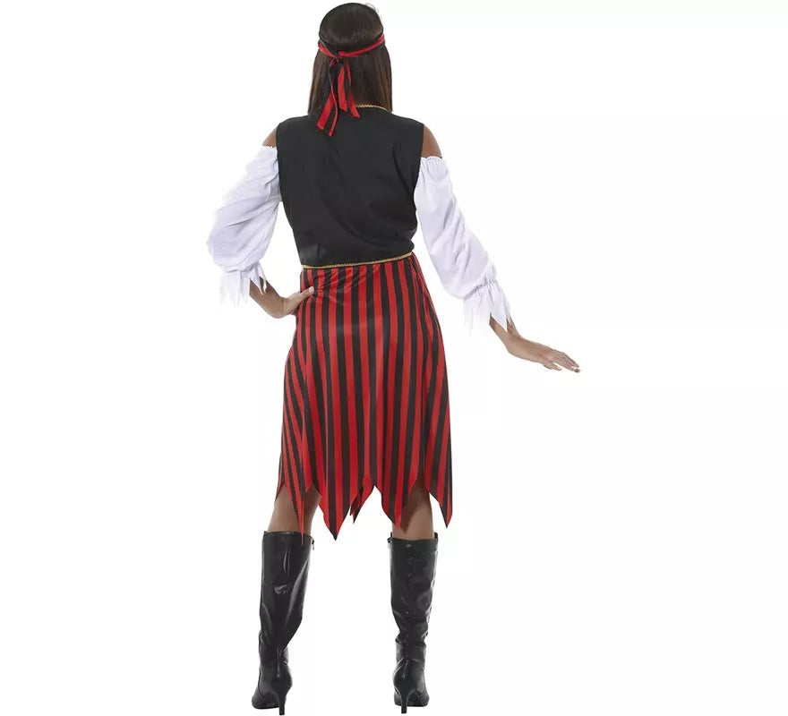 Disfraz de Pirata Corsé de mujer