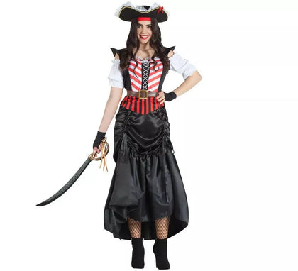 Disfraz de Pirata Deluxe para mujer