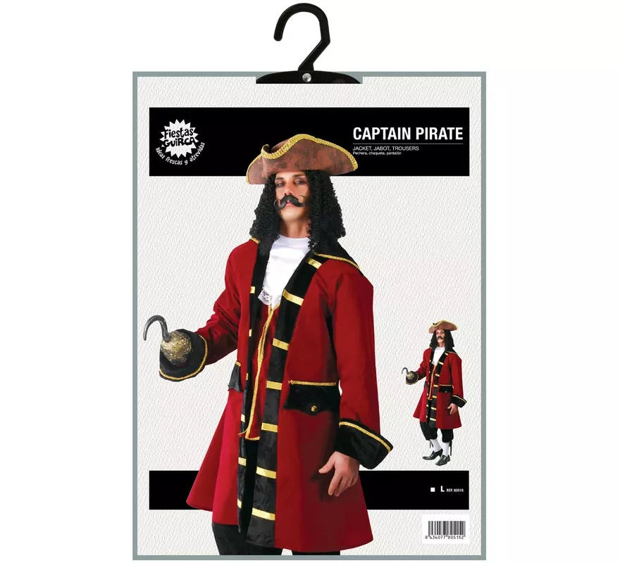 Translation missing: en.Disfraz de Pirata Garfio para hombre